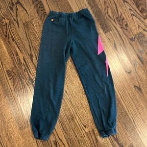 Girl Aviator Nation sweatpants, Size 14